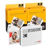 KODAK Mini 3 Retro 4PASS Fotodrucker, tragbar (7,6 x 7,6 cm)...